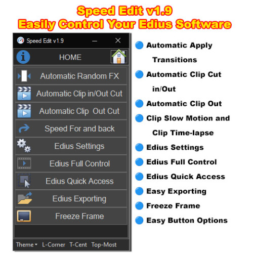 Speed Edit ( Automation For Edius Plugin )